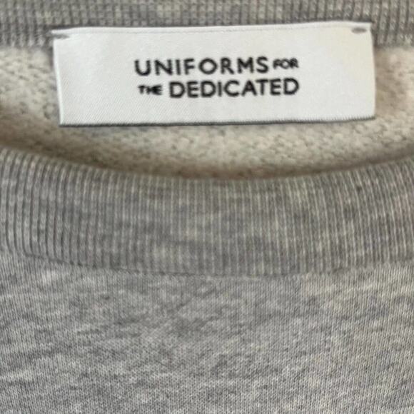 Uniforms For The Dedicated Men's Pullover Fleece Sweatshirt Gray Size M - Picture 4 of 4